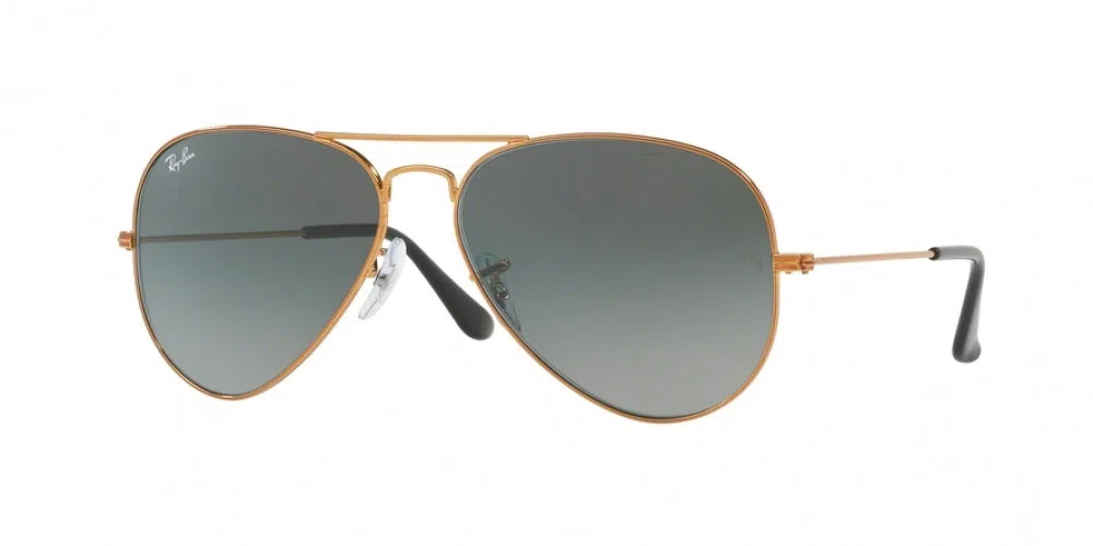 Ray Ban RB 3025 Aviator Large Metal Sunglasses - Medium - 58mm - Silver - view 95